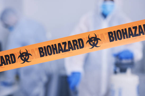 Professional Biohazard technician working in Seville, FL